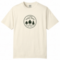 ILT Signature Circle Tee in Ivory — front hero mockup